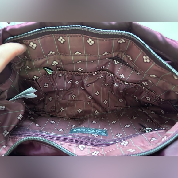 LUG MOONWALK CROSSBODY BAG WINE NWT - Picture 4 of 7